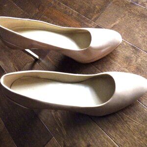 Michael Kors Yasmin Dark Nude Patent Leather Platform Pump Stiletto Heel 9.5 M